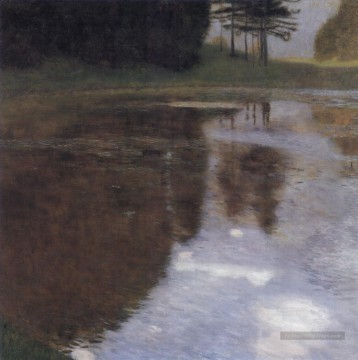 Gustave Klimt œuvres - Stiller Weiherim Schlobparkvon Kammer symbolisme Gustav Klimt